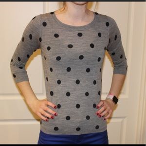 Polka dot sweater